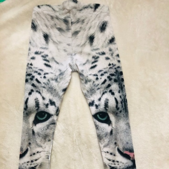 H&M leggings Animal print for Girl Size 5-6 - Picture 2 of 4